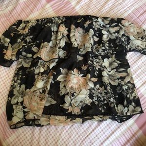Womens off the shoulder shirt
